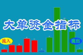 大单资金流入流出指标